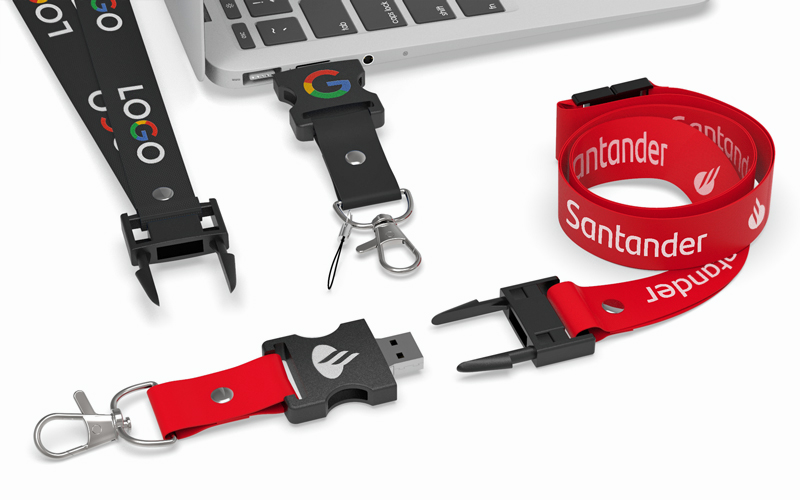 Lanyard Con pendrive personalizado