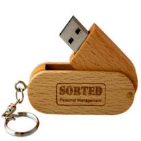 Memorias USB de Madera