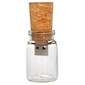 PenDrive Bote de Cristal y Corcho 3.0