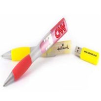 Memoria USB Boligrafo Plastic Deluxe