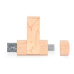 Pendrive Twister DUAL OTG Madera version rapida 3.0