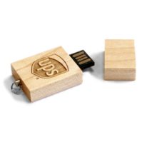 Memoria USB Mini Square Wood