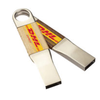 Pendrive Personalizado Metal Madera