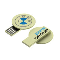 Pendrive Personalizado Ecologico Clip Redondo