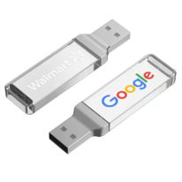 USB Personalizado Metacrilato Rectangulo