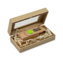 Caja Ecologica Bieodegradables para Pendrives Personalizados