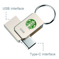 Pendrive Personalizado OTG Metal Tipo C