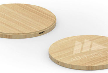 Cargadores Inalambricos personalizados madera