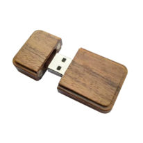 Pendrive Personalizado de Madera Negra Mini