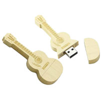 Guitarra de Madera Pendrive Personalizada