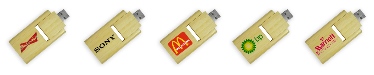 Memoria USB Personalizada Bambu