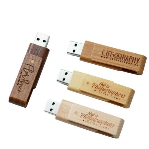 Memorias USB de Madera Personalizadas