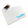 Tarjeta USB Personalizada Transparente