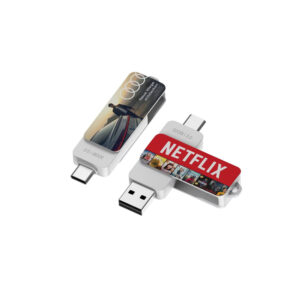 Pendrive Metal OTG Dual Foto