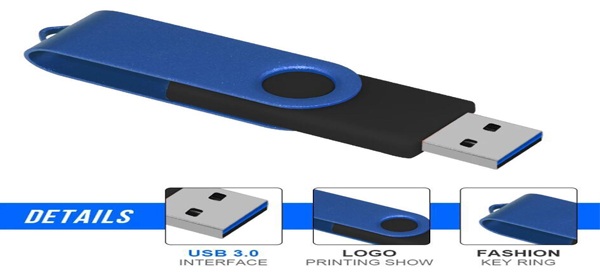 Pendrive USB 3 rapido con logotipo