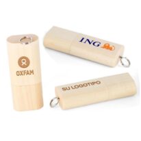 USB de Madera Con Logotipo