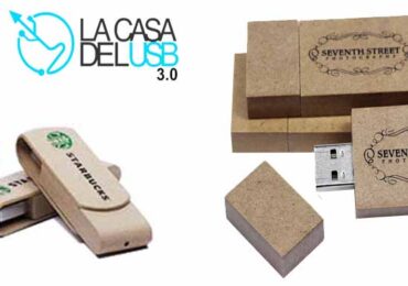 Memorias USB Personalizadas Ecologicas