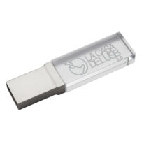 Pendrive de cristal con logotipo