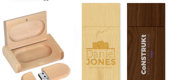 Pendrives Personalizados de Madera Eco Friendly