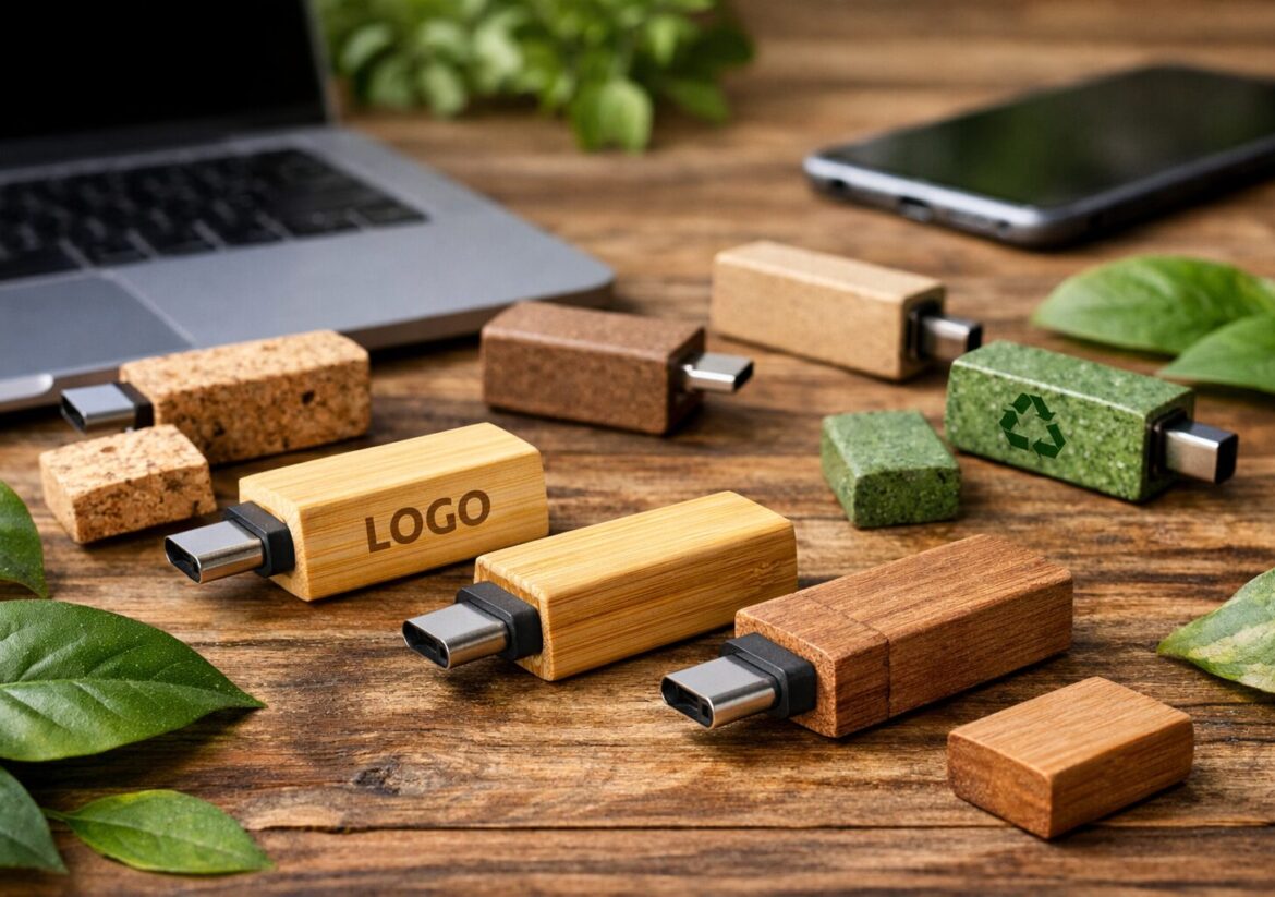 Pendrives Personalizados Sostenibles Tipo C
