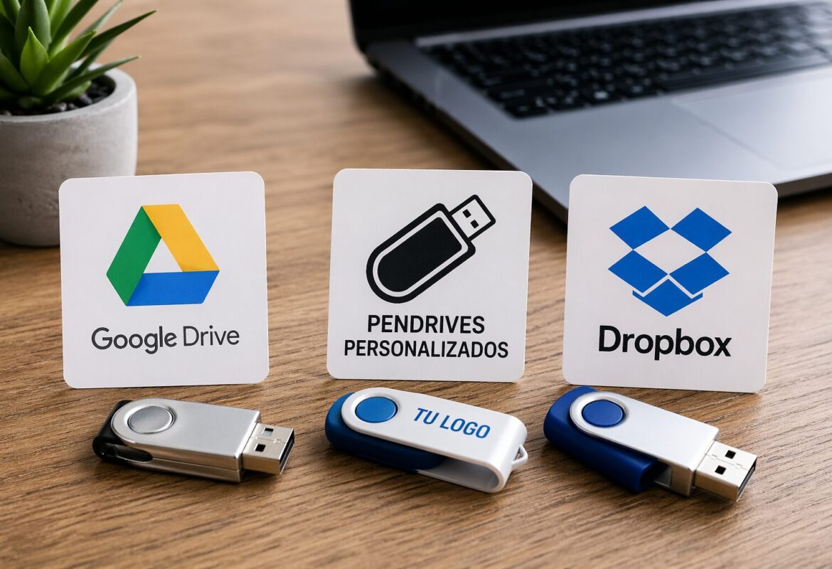 Comparativa de los Pendrives Personalizados frente a Google Drive y Dropbox
