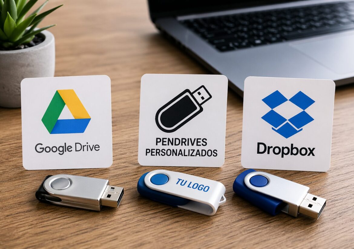 Comparativa pendrives personalizados nube