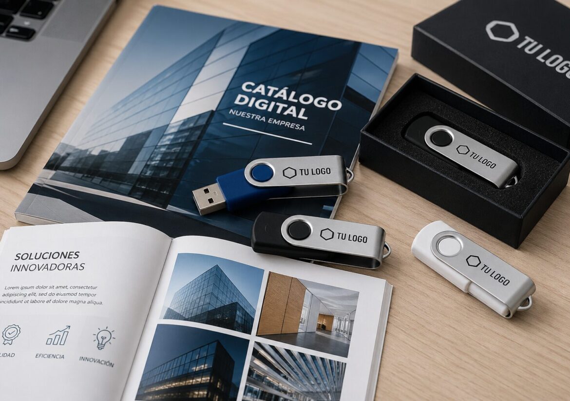 Los Pendrives Personalizados Para Catálogos digitales