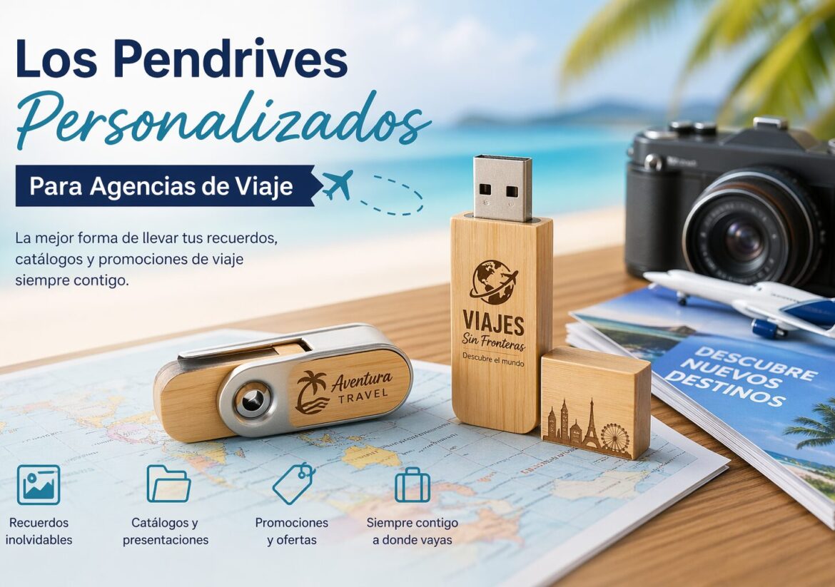 Pendrives Personalizados Para Agencias de Viaje