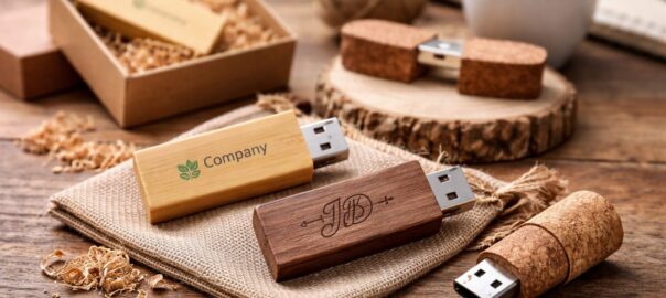 Pendrves USB de madera personalizados