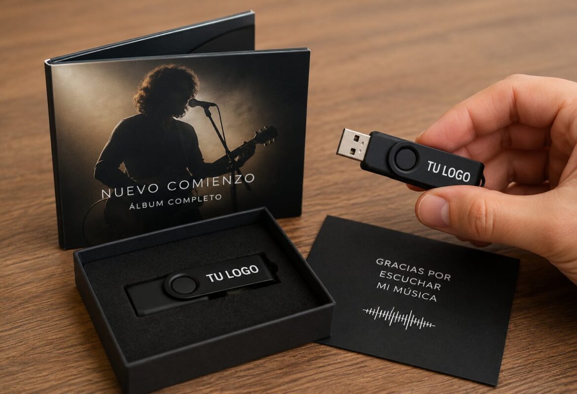 Entregar álbum de Música en Pendrives Personalizados Entregar álbum de Música en Pendrives Personalizados